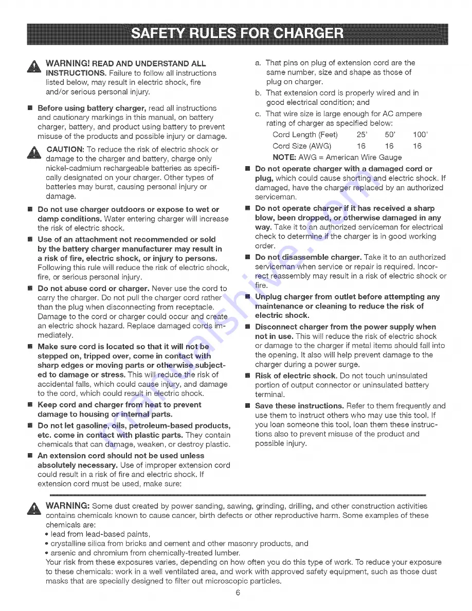 Craftsman 315.115160 Operator'S Manual Download Page 6