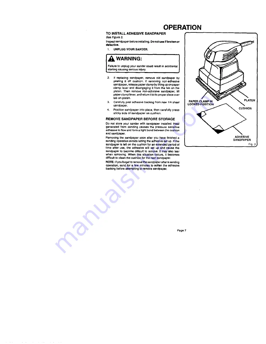 Craftsman 315.116070 Скачать руководство пользователя страница 7