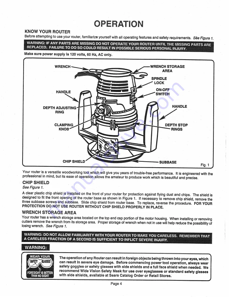 Craftsman 315.174740 Manual Download Page 4