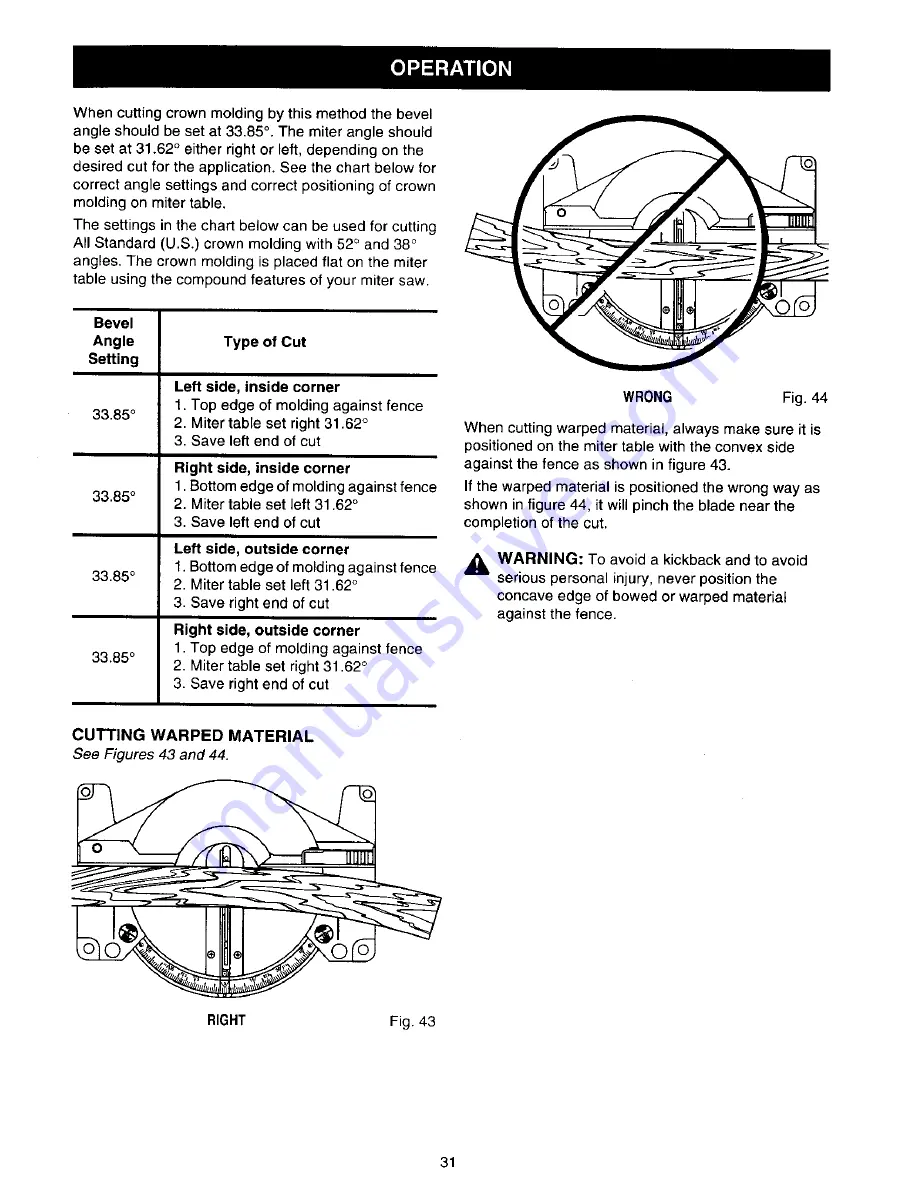 Craftsman 315.212180 Owner'S Manual Download Page 31