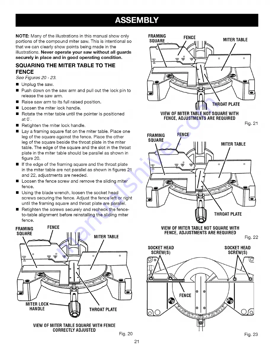 Craftsman 315.212340 Скачать руководство пользователя страница 21