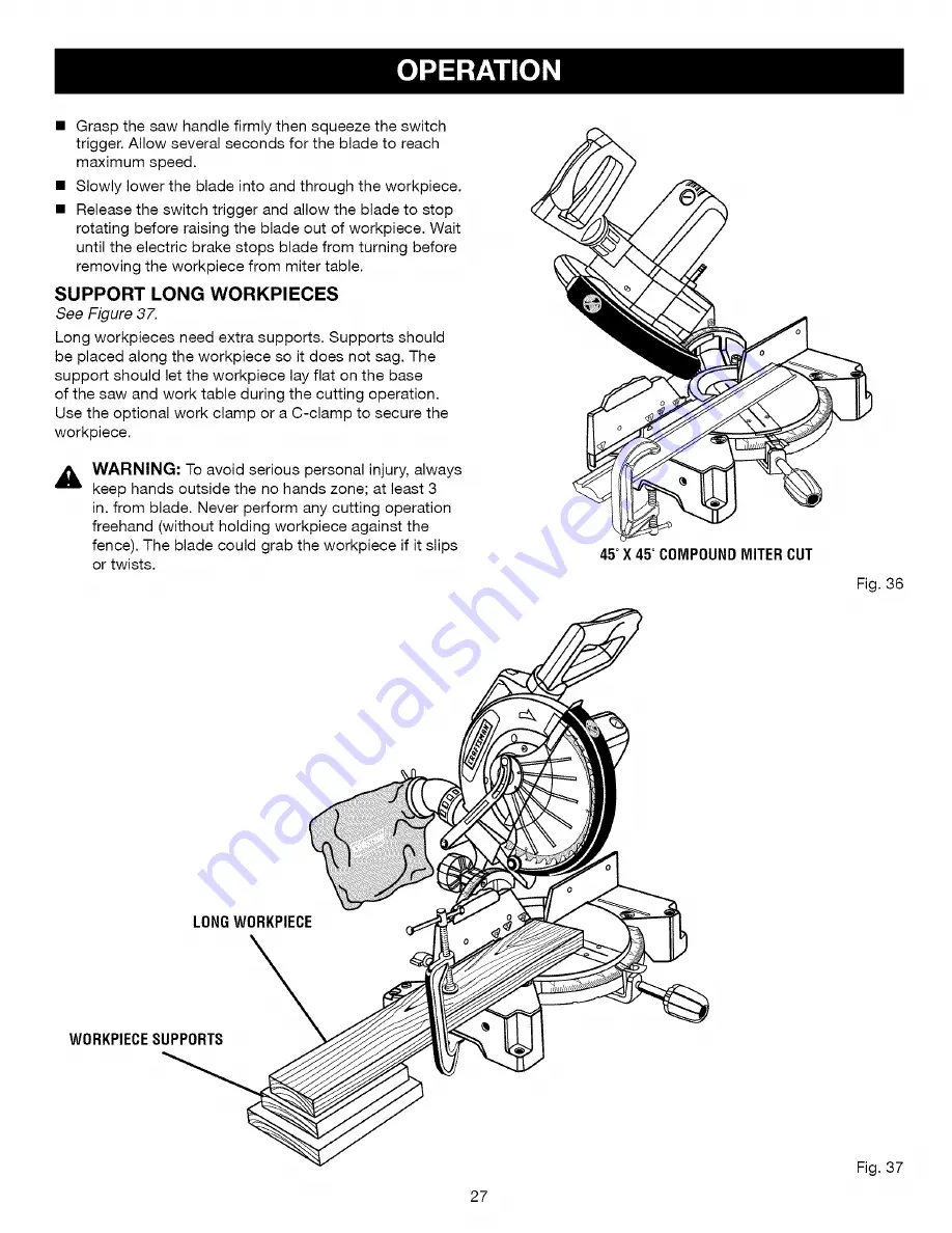 Craftsman 315.212340 Operator'S Manual Download Page 27