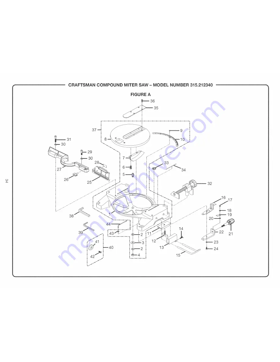 Craftsman 315.212340 Скачать руководство пользователя страница 34