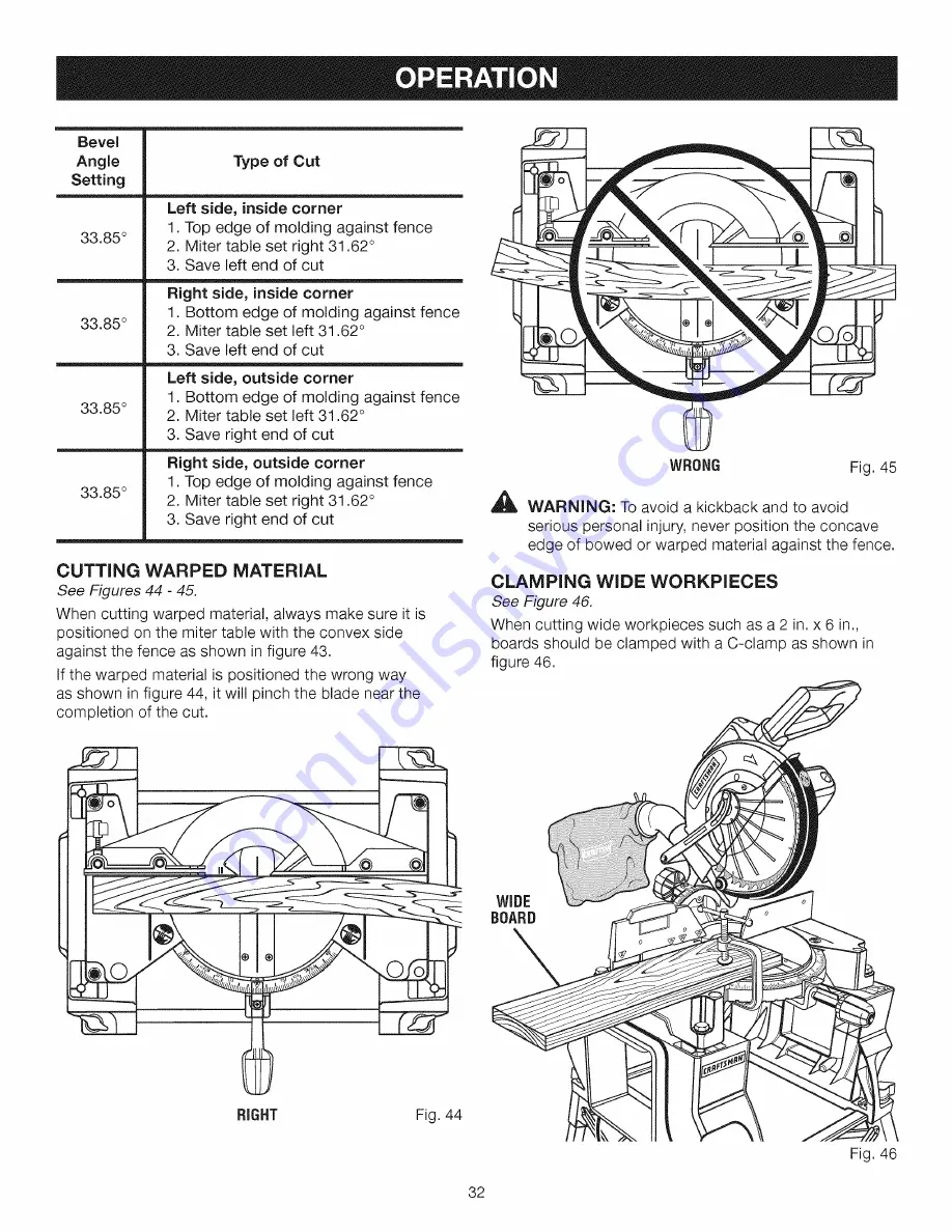 Craftsman 315.212380 Operator'S Manual Download Page 32