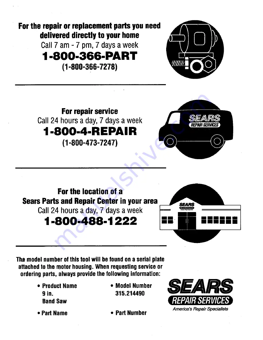 Craftsman 315.21449 Owner'S Manual Download Page 32