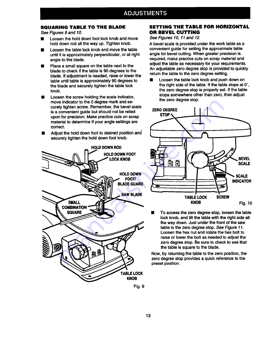 Craftsman 315.216260 Owner'S Manual Download Page 13