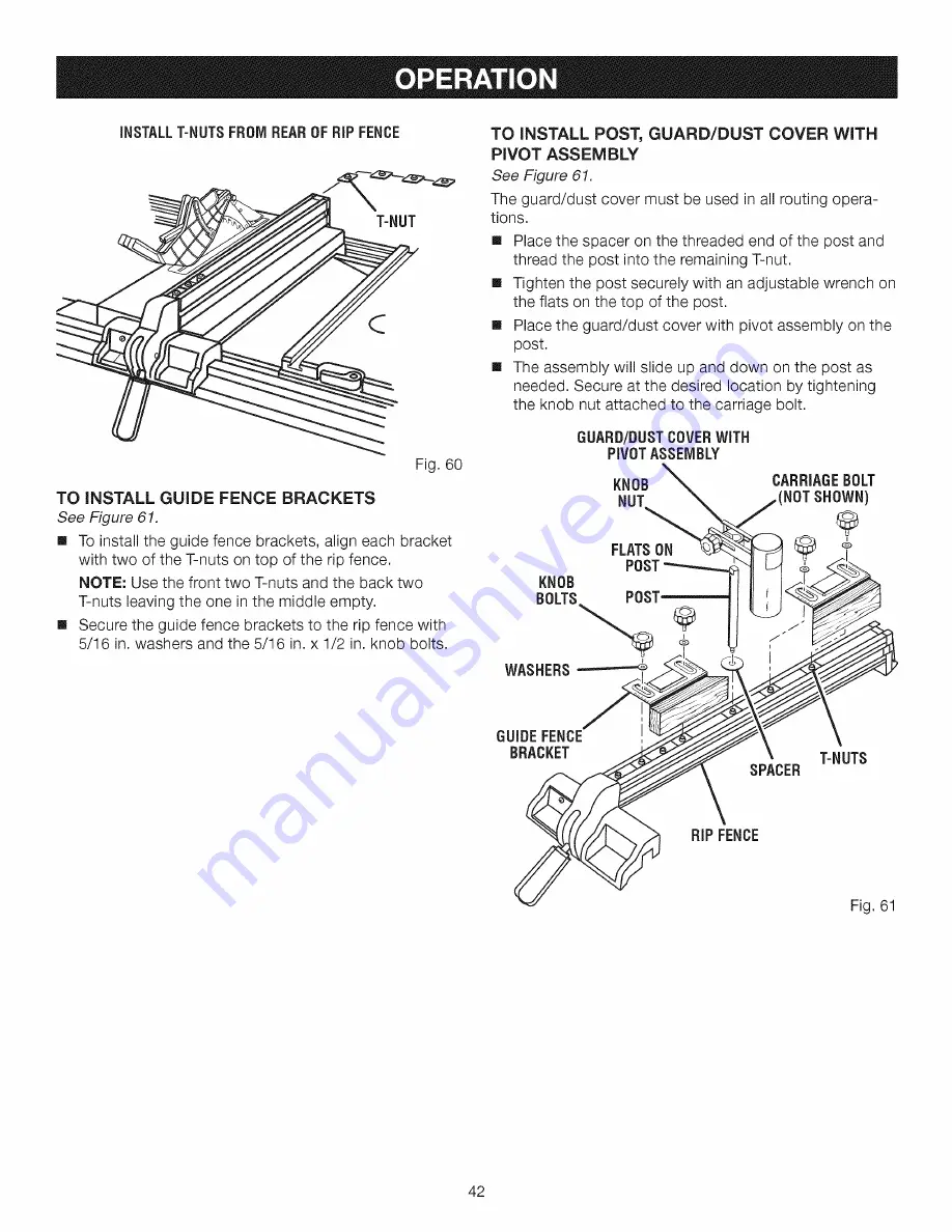 Craftsman 315.218291 Operator'S Manual Download Page 42