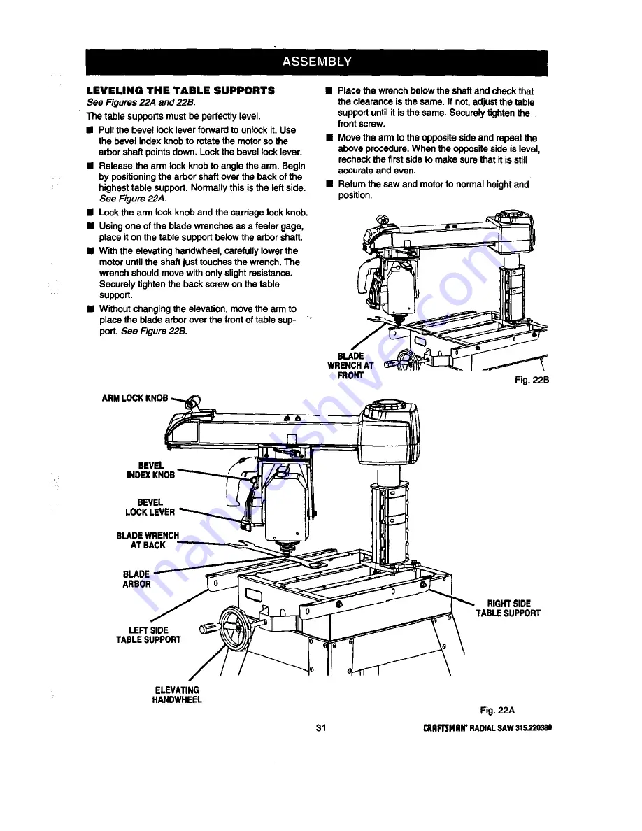 Craftsman 315.220380 Скачать руководство пользователя страница 31