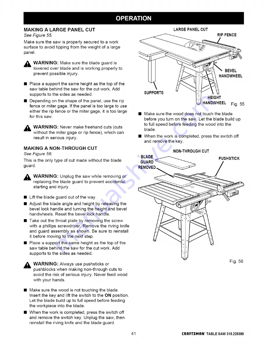 Craftsman 315.22839 Owner'S Manual Download Page 41