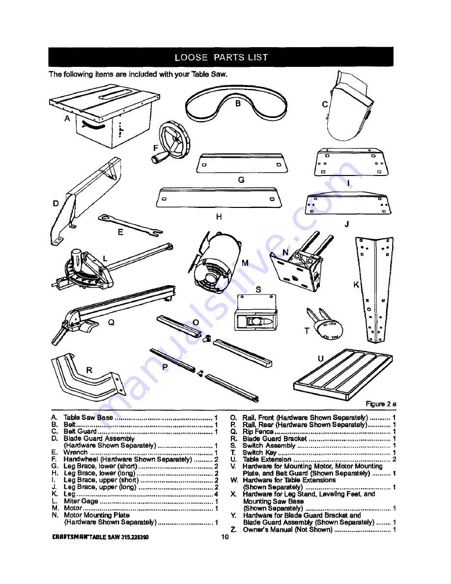 Craftsman 315.248200 Owner'S Manual Download Page 10