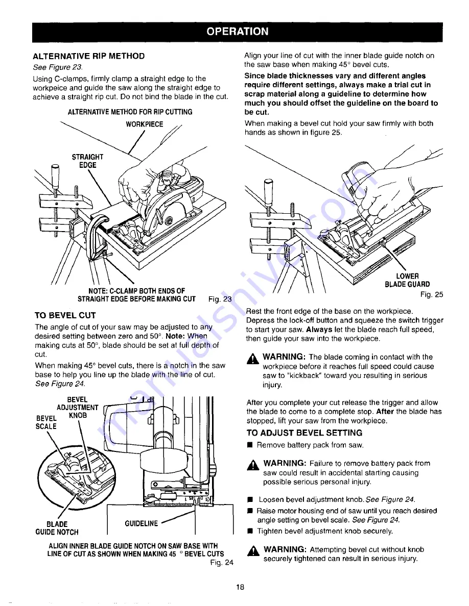 Craftsman 315.27119 Скачать руководство пользователя страница 18