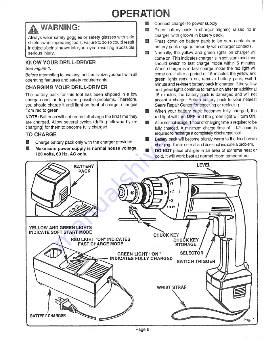 Craftsman 315.271890 Owner'S Manual Download Page 6