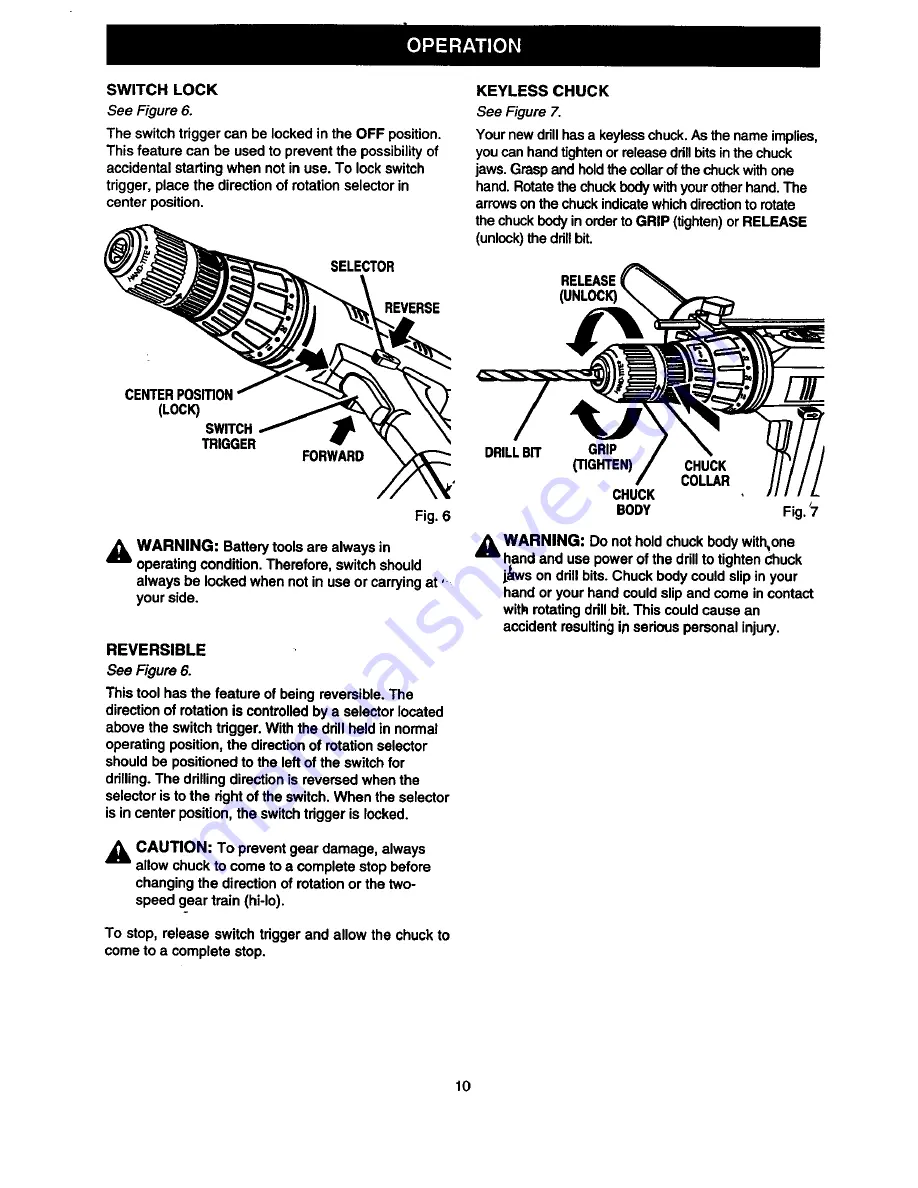 Craftsman 315.274990 Owner'S Manual Download Page 10