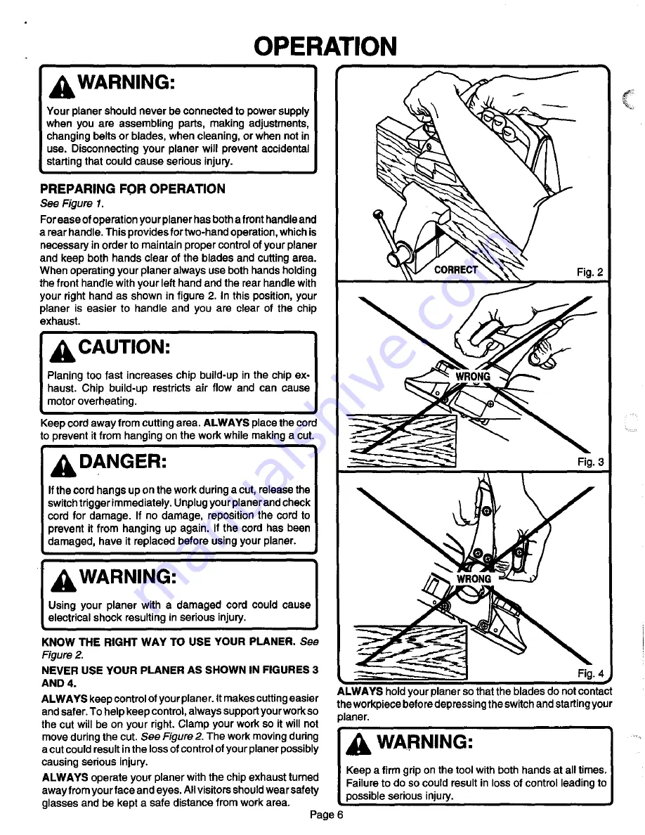 Craftsman 315.277160 Owner'S Manual Download Page 6