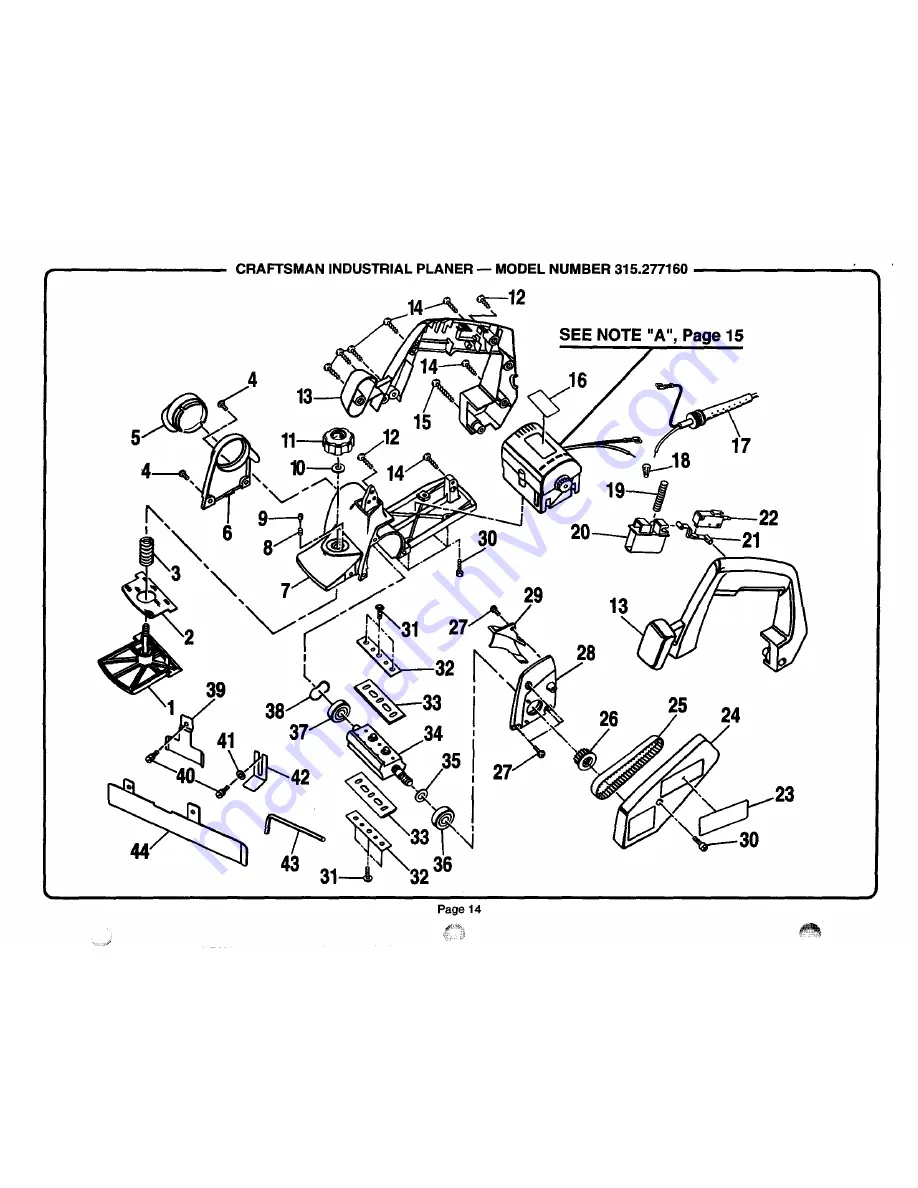 Craftsman 315.277160 Owner'S Manual Download Page 14