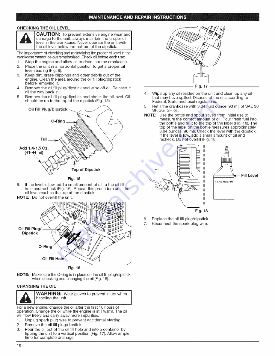 Craftsman 316.292650 Operator'S Manual Download Page 10