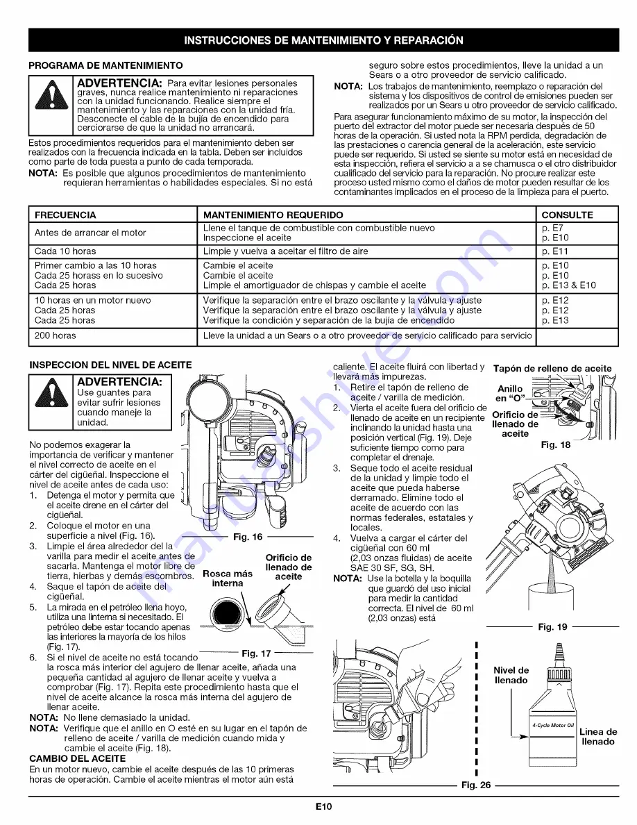 Craftsman 316.794830 Скачать руководство пользователя страница 26