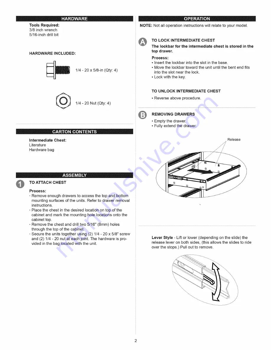 Craftsman 33668 Operator'S Manual Download Page 2