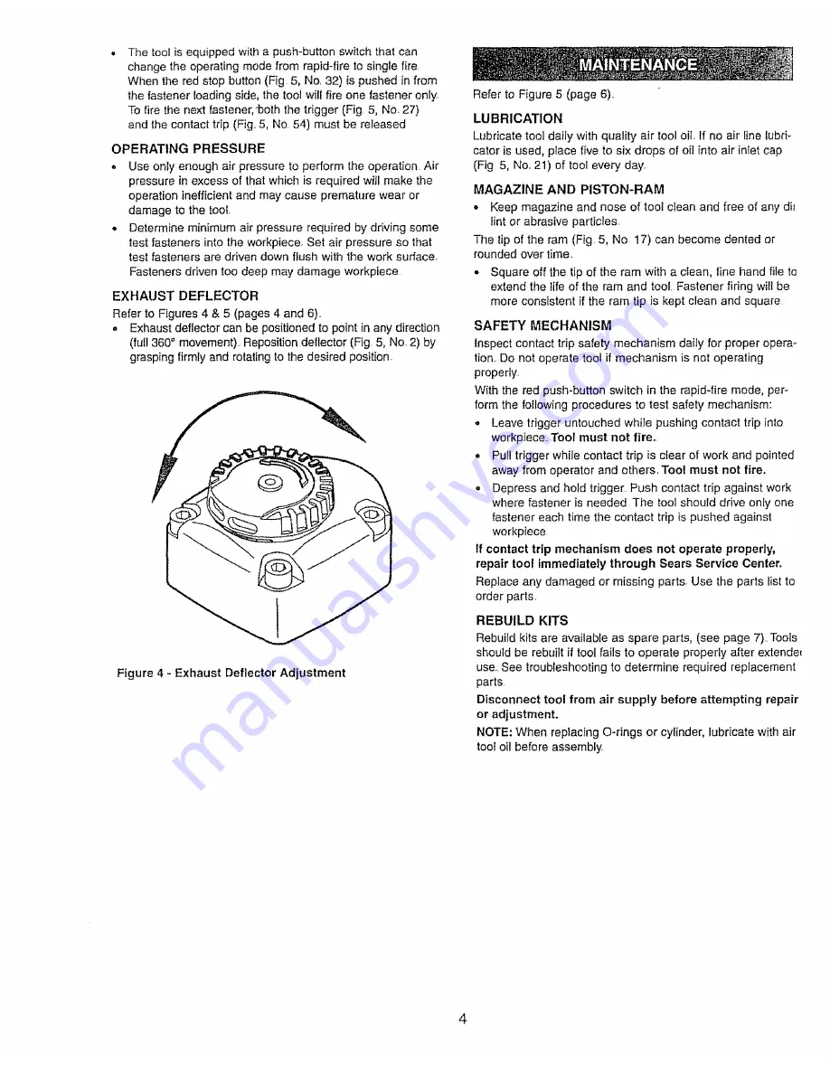 Craftsman 351.184240 Operator'S Manual Download Page 4