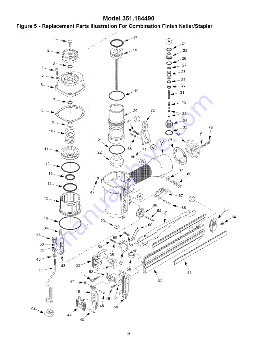 Craftsman 351.184490 Скачать руководство пользователя страница 6