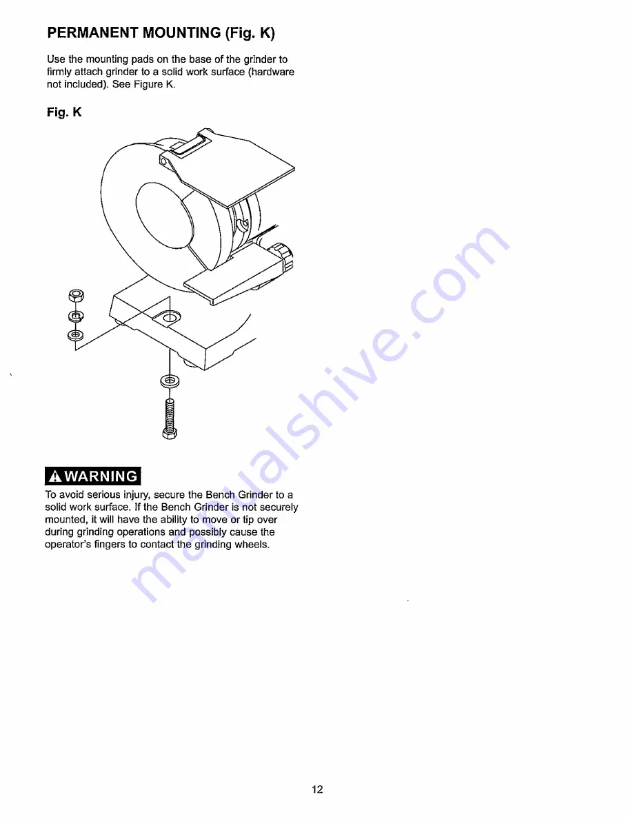 Craftsman 351.211241 Owner'S Manua Download Page 12