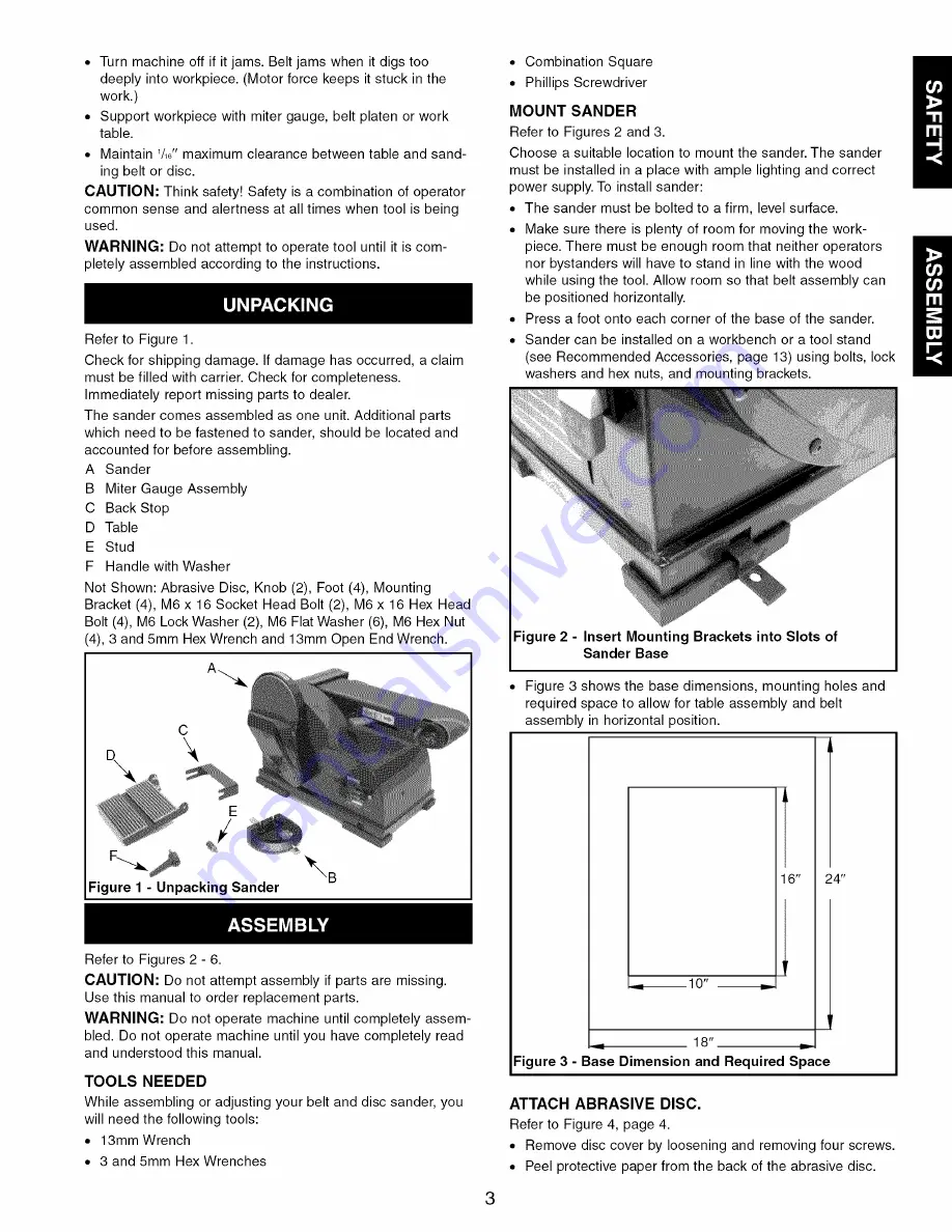 Craftsman 351.215140 Operator'S Manual Download Page 3