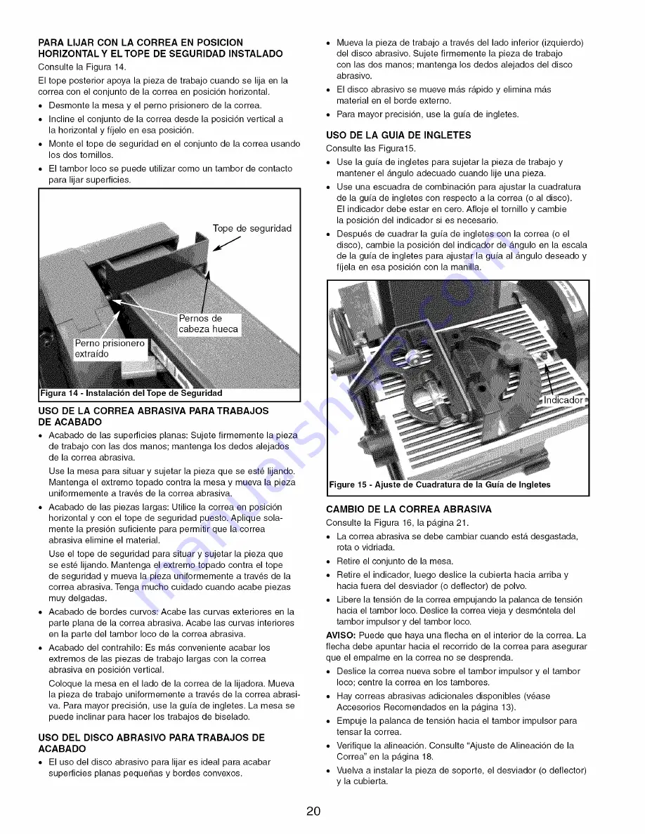 Craftsman 351.215140 Operator'S Manual Download Page 20