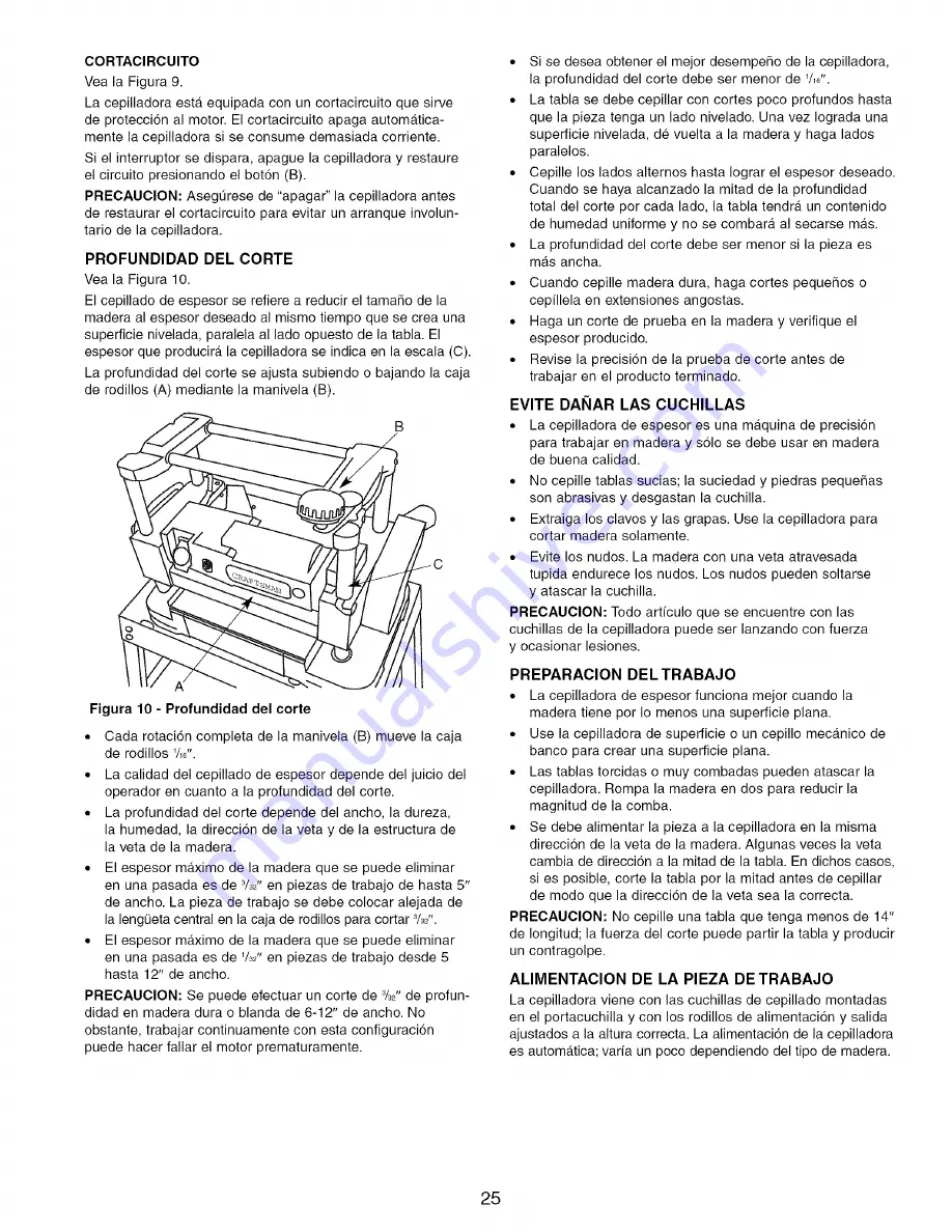 Craftsman 351.217220 Скачать руководство пользователя страница 25