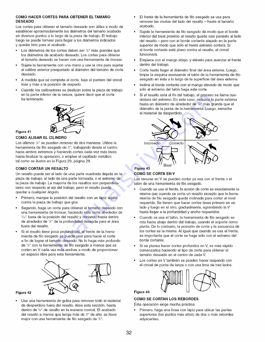 Craftsman 351.217520 Operator'S Manual Download Page 32