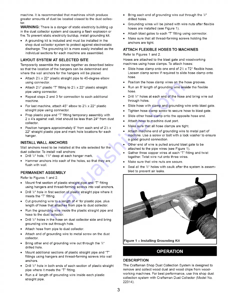 Craftsman 351.223130 Operator'S Manual Download Page 3