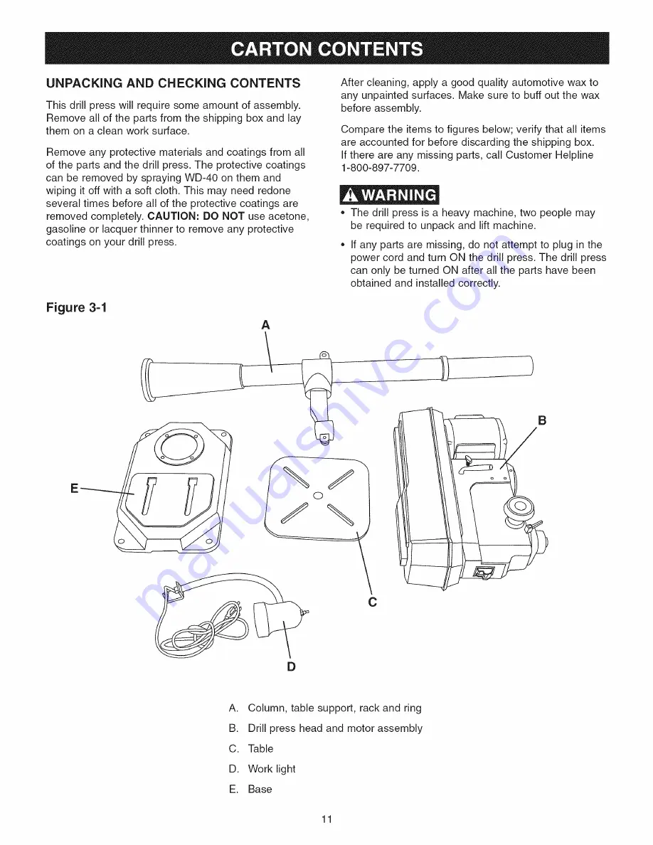 Craftsman 351.229000 Instruction Manual Download Page 11