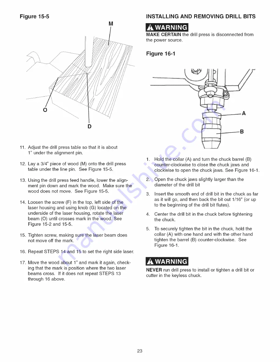 Craftsman 351.229000 Instruction Manual Download Page 23