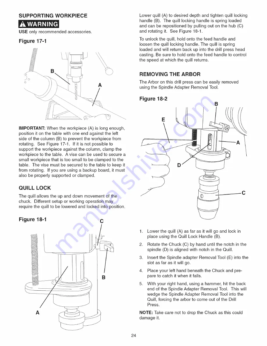 Craftsman 351.229000 Instruction Manual Download Page 24