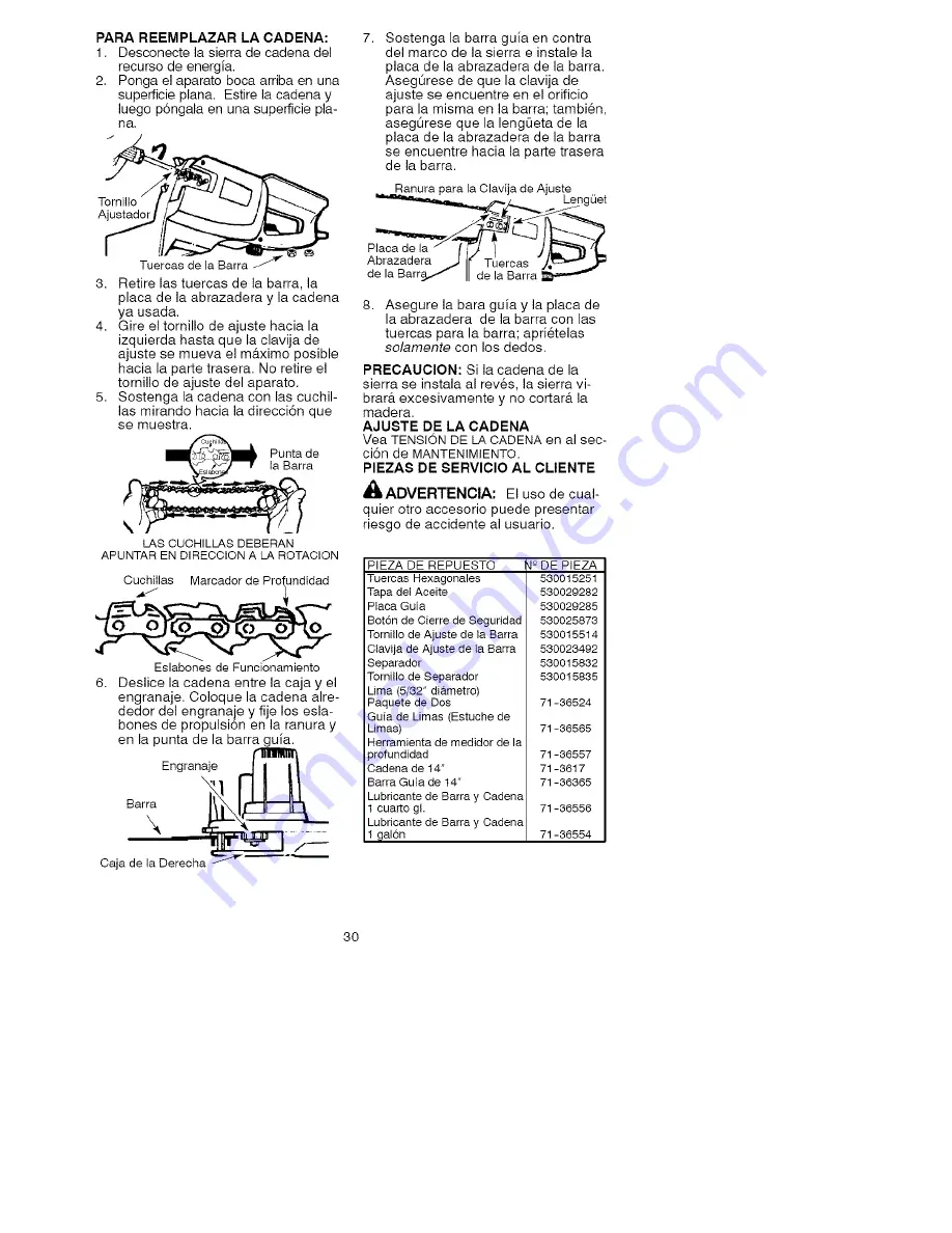 Craftsman 358.341151 Скачать руководство пользователя страница 31