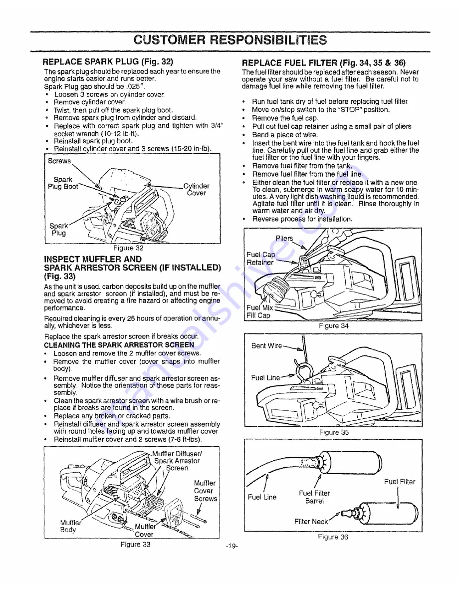 Craftsman 358.351060 Скачать руководство пользователя страница 19