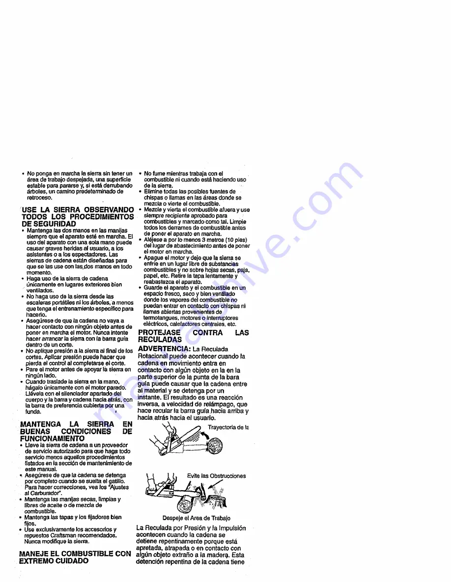 Craftsman 358.351162 Скачать руководство пользователя страница 21