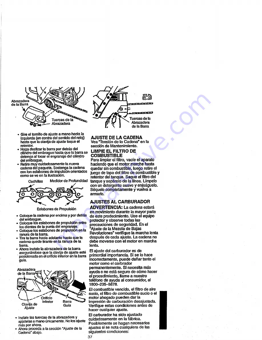 Craftsman 358.352680 Operator'S Manual Download Page 37