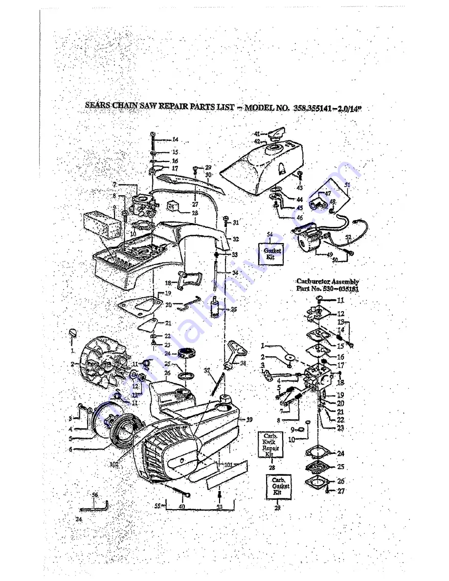 Craftsman 358.35514 Скачать руководство пользователя страница 24