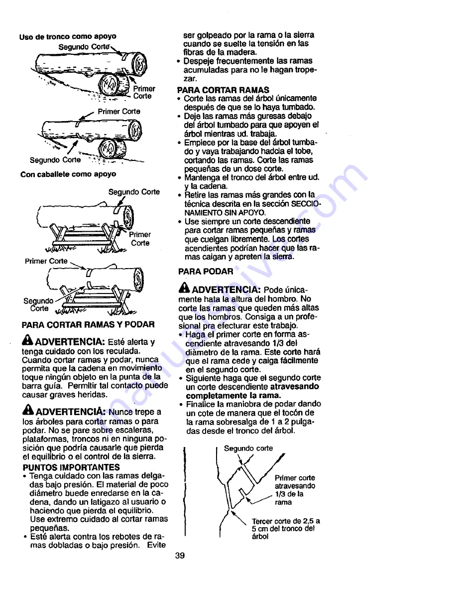 Craftsman 358.360850 Instruction Manual Download Page 39