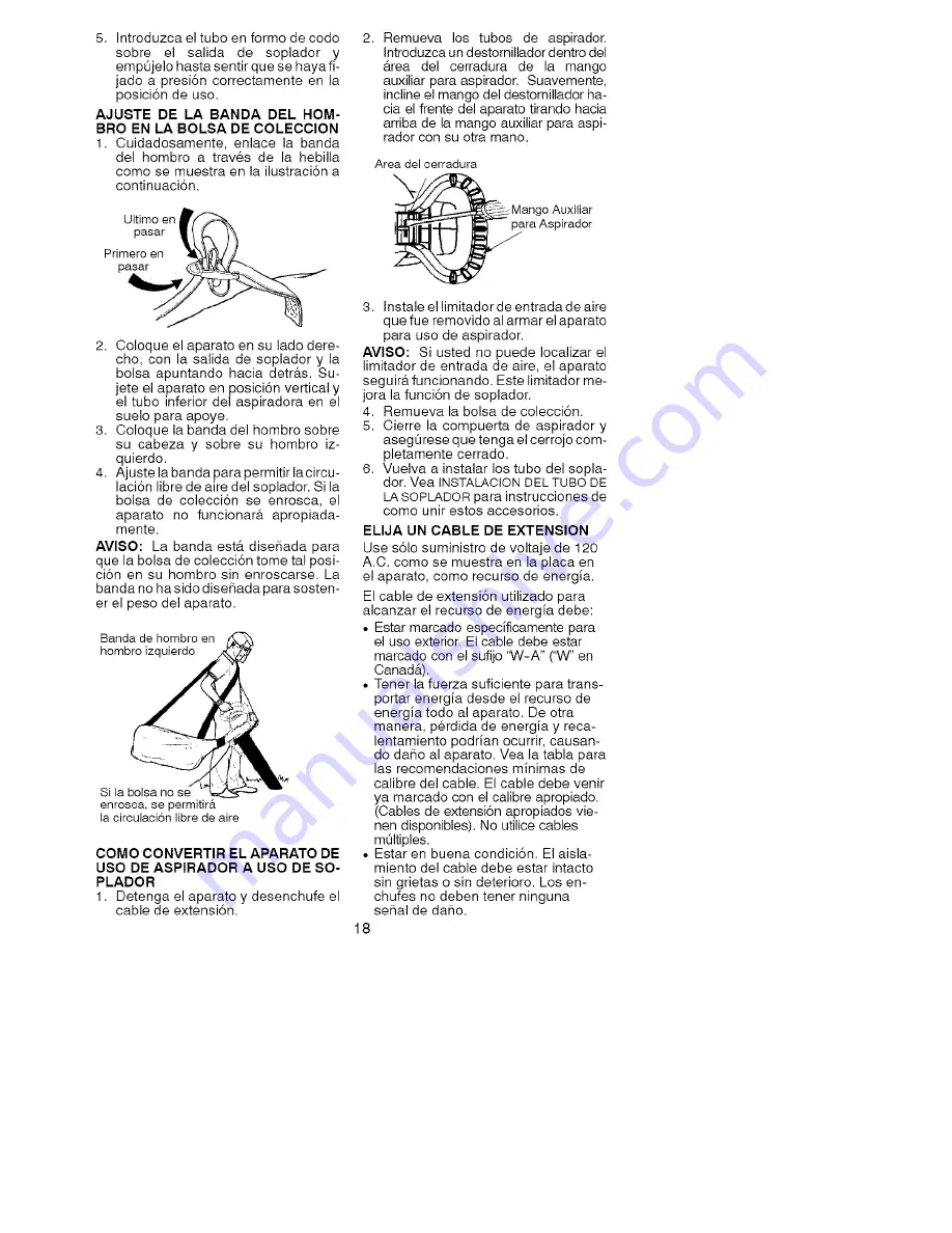 Craftsman 358.748260 Operator'S Manual Download Page 18