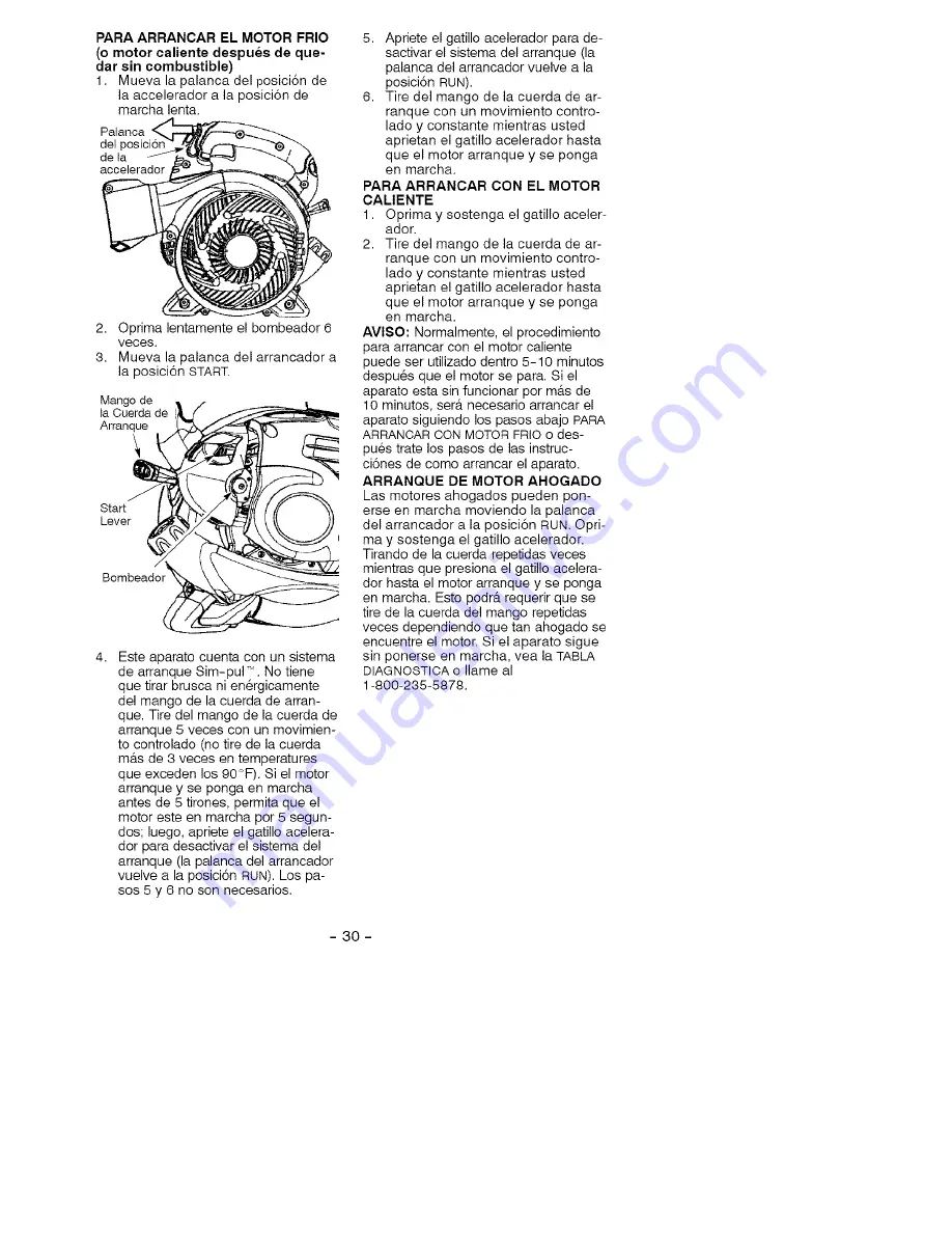 Craftsman 358.794771 Operator'S Manual Download Page 30