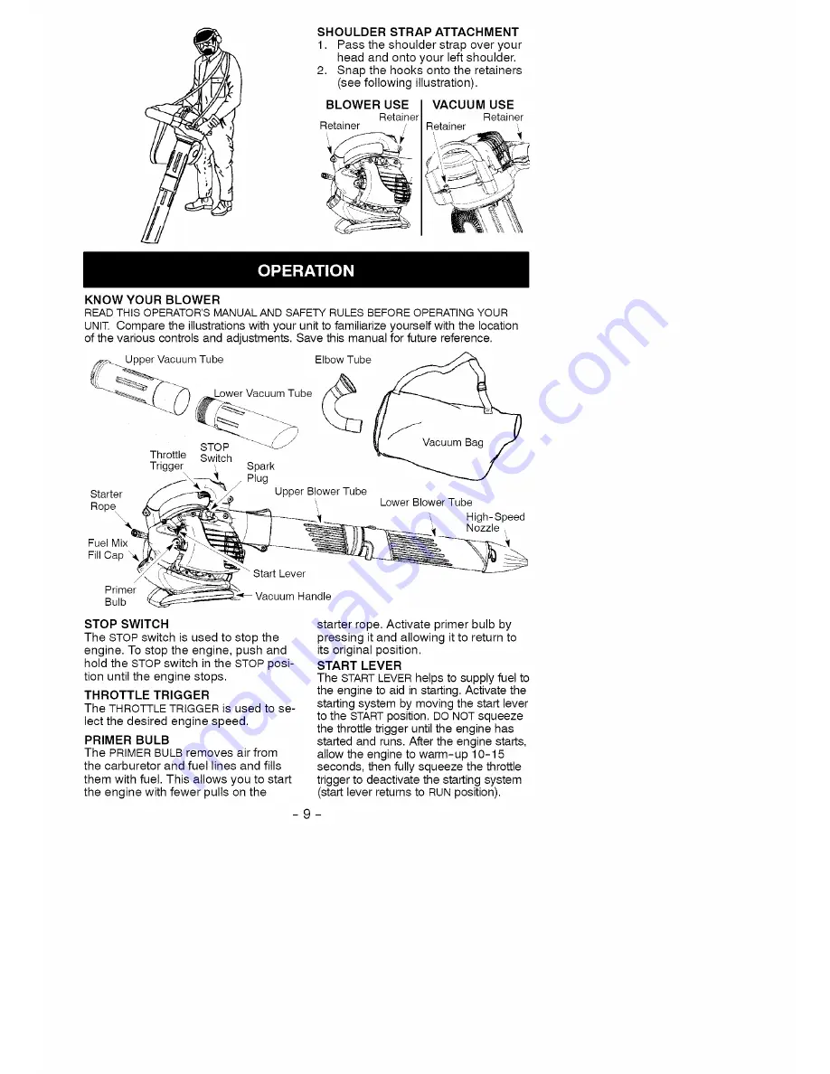 Craftsman 358.794780 Operator'S Manual Download Page 9