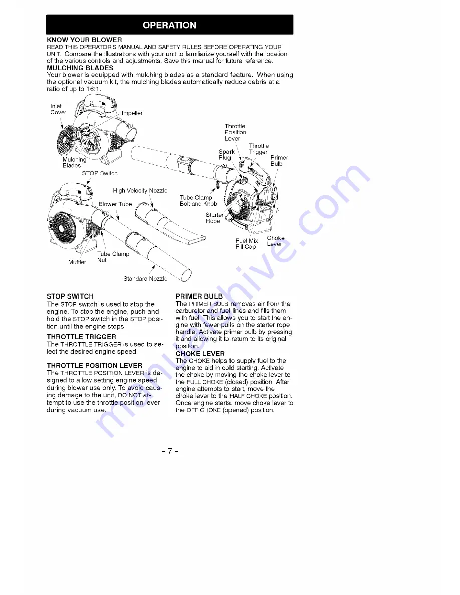 Craftsman 358.794811 Operator'S Manual Download Page 7