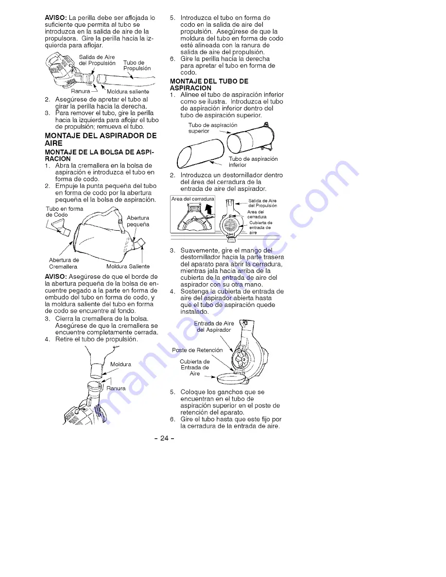 Craftsman 358.794944 Operator'S Manual Download Page 21