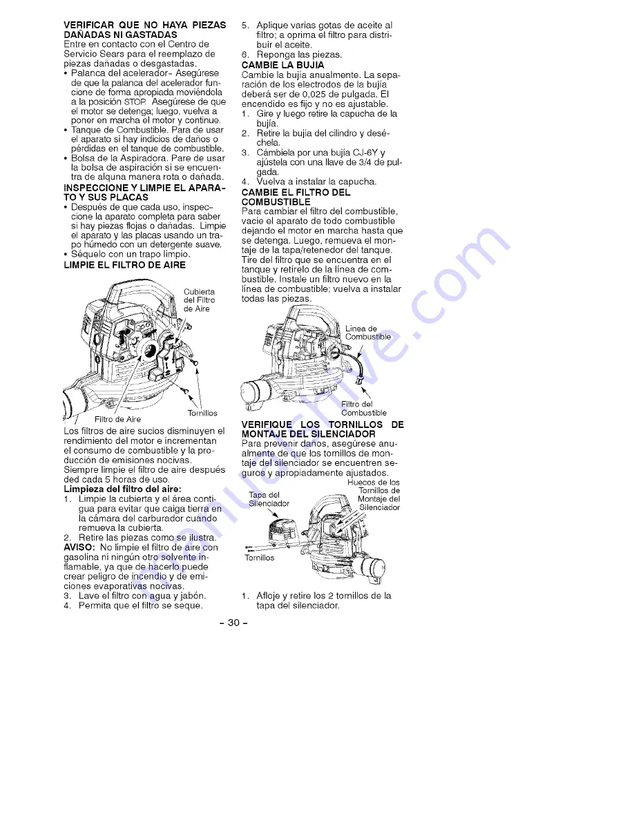 Craftsman 358.794944 Operator'S Manual Download Page 27