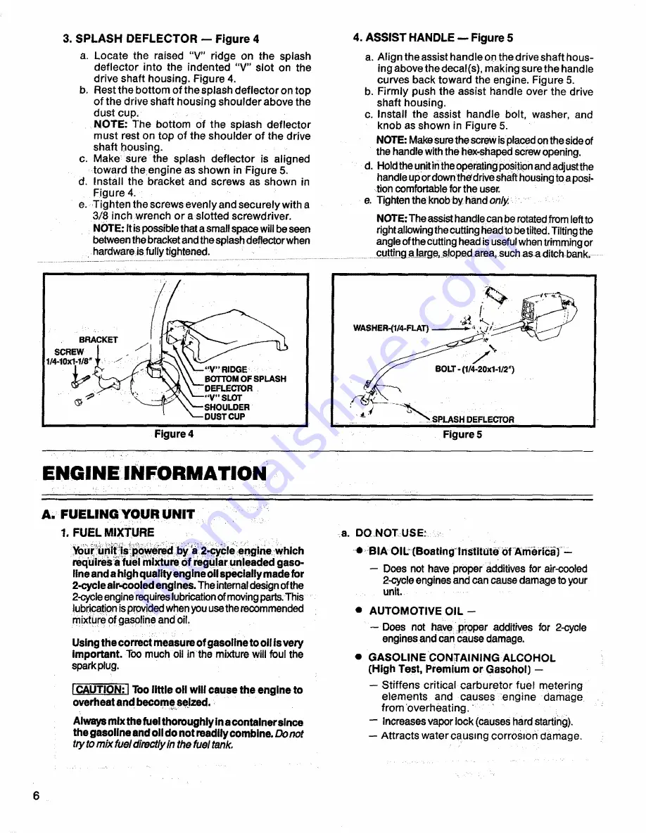 Craftsman 358.796131- 26.2cc Operator'S Manual Download Page 6