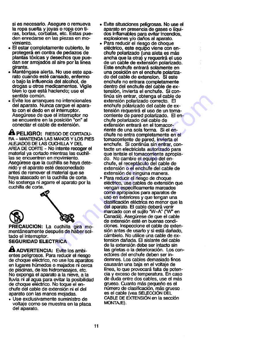 Craftsman 358.796501 Instruction Manual Download Page 11