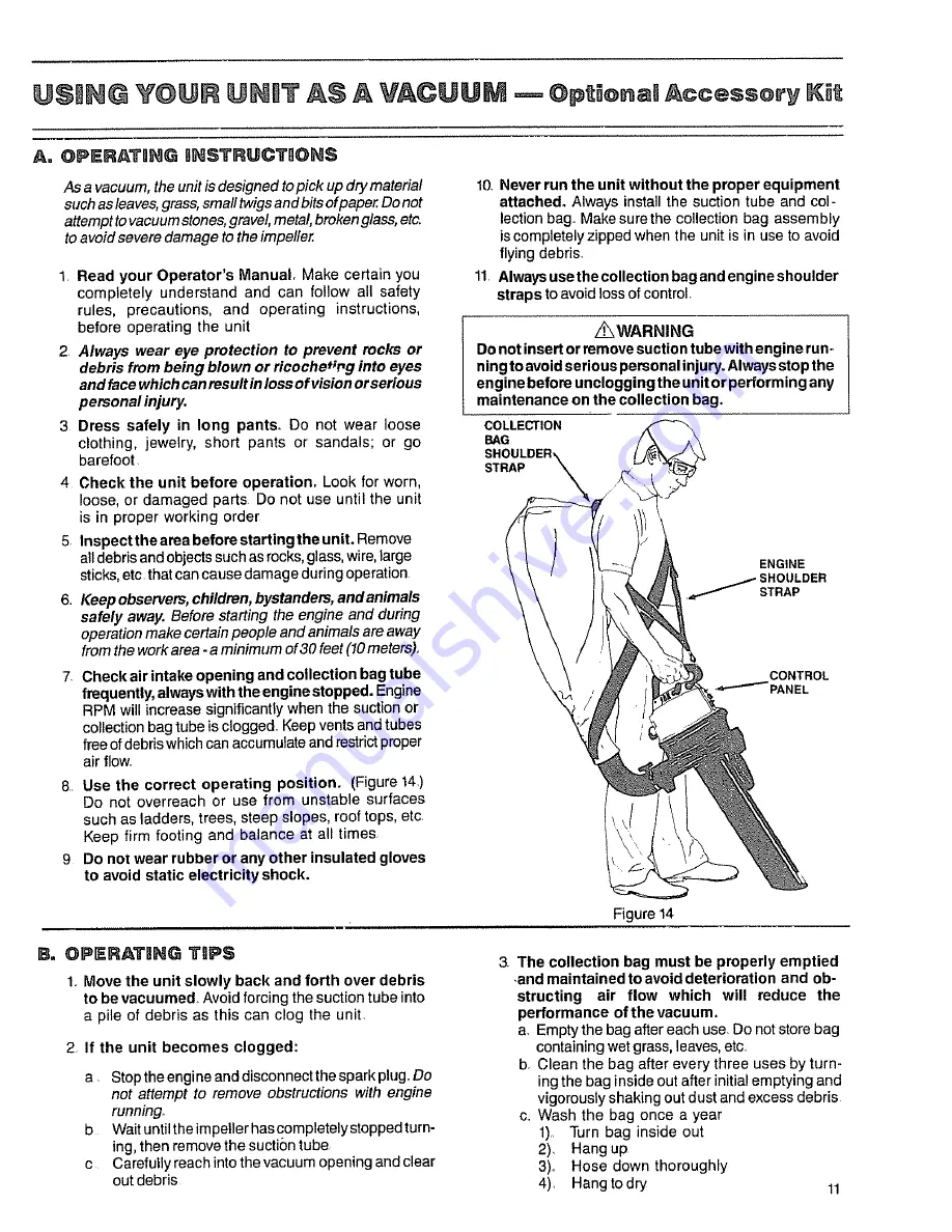 Craftsman 358.796920 Operator'S Manual Download Page 11