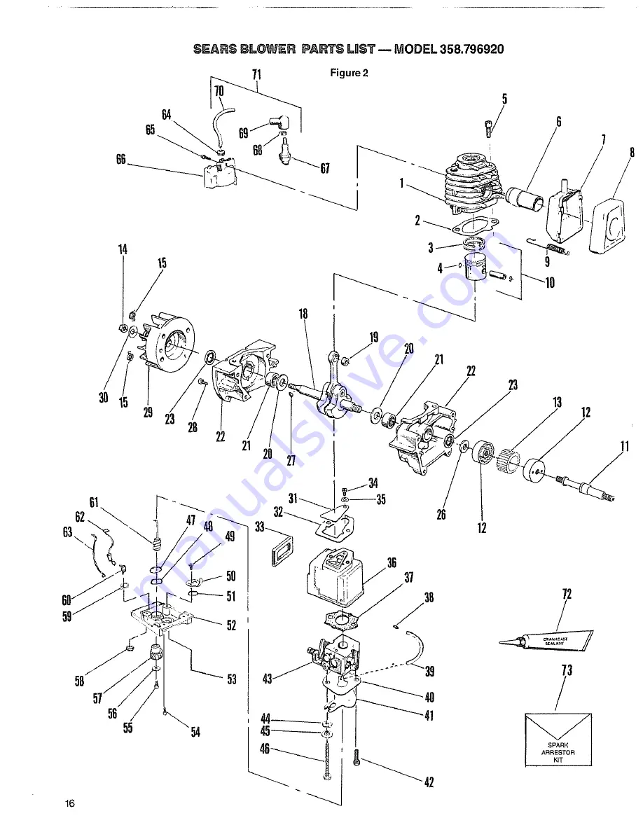 Craftsman 358.796920 Operator'S Manual Download Page 16