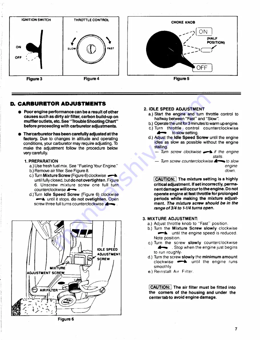 Craftsman 358.796921 Operator'S Manual Download Page 7